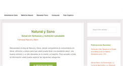 Desktop Screenshot of naturalysano.net