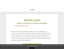 Tablet Screenshot of naturalysano.net